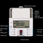 防腐蝕不鏽鋼面板LCD數字顯示智能自動香氛噴霧器，LCD（拉絲）、LCD（黑鈦）、LCD（金鈦）