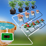 家用智能滴灌自動澆水定時器，澆2盆植物，澆4盆植物，澆6盆植物，澆8盆植物，澆12盆植物