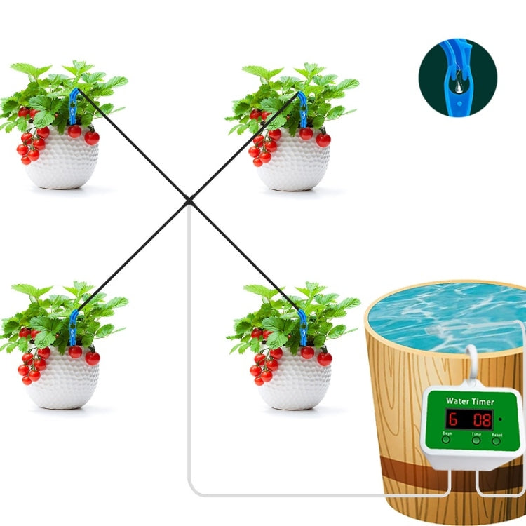 家用智能滴灌自動澆水定時器，澆2盆植物，澆4盆植物，澆6盆植物，澆8盆植物，澆12盆植物