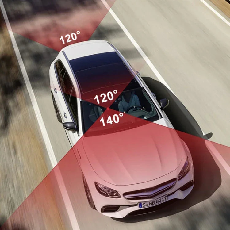 三鏡頭影片高清 1080P 多語言行車記錄器，F10
