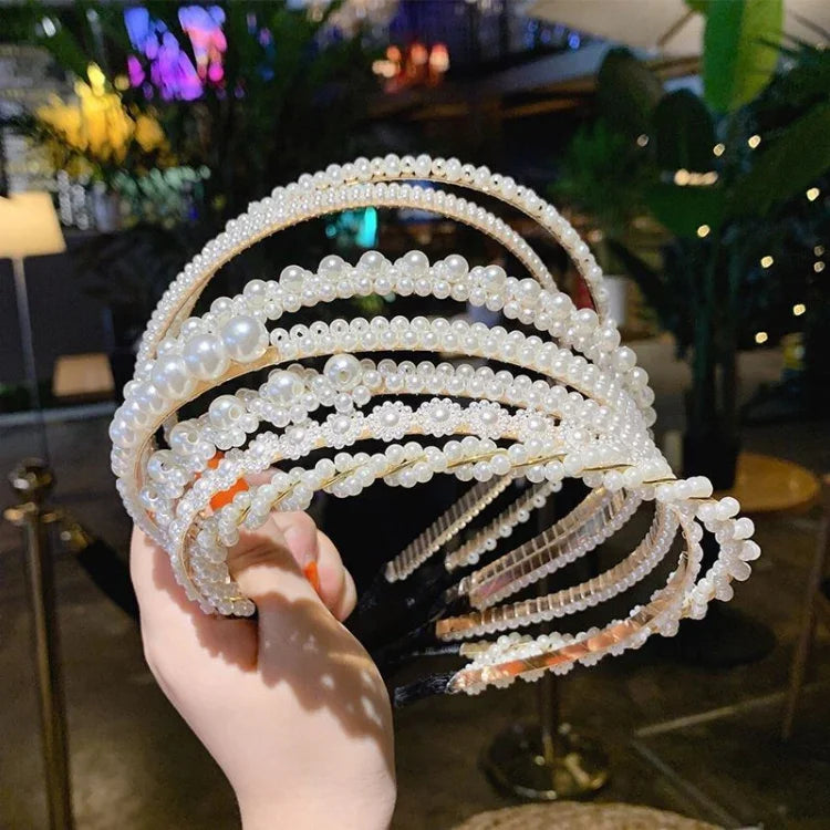 甜美珍珠髮帶 復古多功能髮飾，1A、2B、3C、4、5、6、7、8、9、10、11、12、13、14、15、16、17、18、19、20