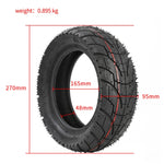 適用於 KUGOO M4 TUOVT 80/65-6.5 10 吋電動滑板車防爆外胎，高速公路輪胎，越野輪胎