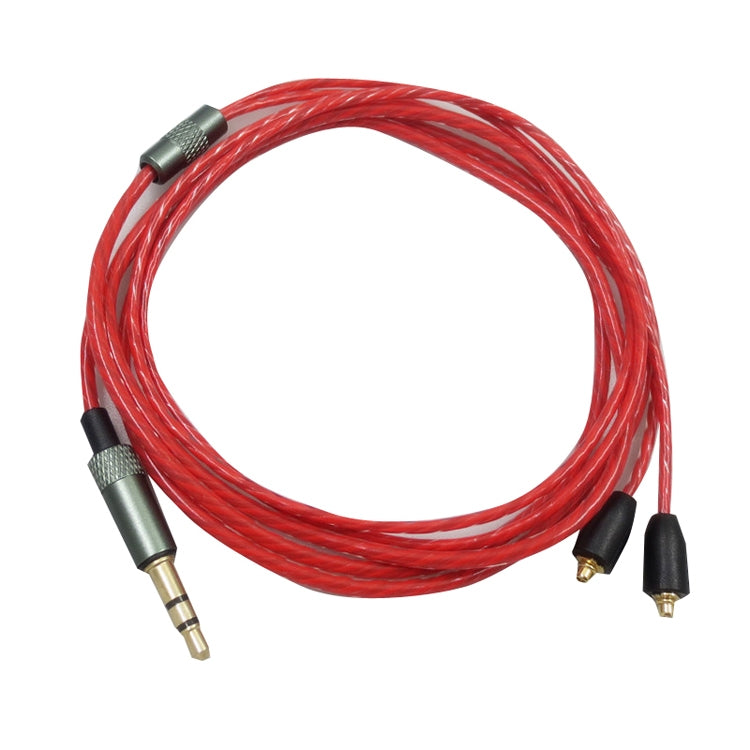 適用Shure MMCX / SE215 / SE425 / SE535 / SE846 / UE900 / Waston 頭戴式耳機線，ZS0073 紅色，ZS0073 藍色，ZS0073 黑色