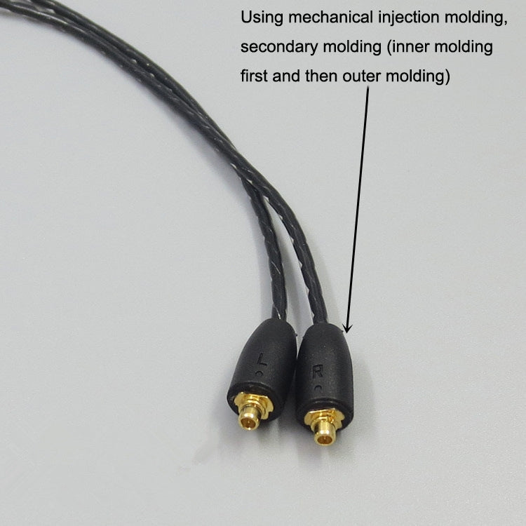 適用Shure MMCX / SE215 / SE425 / SE535 / SE846 / UE900 / Waston 頭戴式耳機線，ZS0073 紅色，ZS0073 藍色，ZS0073 黑色