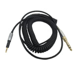 適用ATH-M50X / M40X / M70X 彈簧頭戴式耳機音頻線 AUX 2.5mm 頭，ZS0246