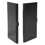 1SD+ 8TF  Aluminum Micro SD Cards Holder Pin Storage Box 9 solts for SD/ SIM/TF Memory Card, Black, Silver