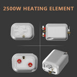 2500W高溫高壓蒸汽清潔機，適用廚房浴室家具，白色220V英國插頭