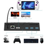 適用於ROG ALLY充電底座多功能擴充座，6合1版本