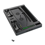 iplay 適用於PS5遊戲主機散熱風扇底座充電座帶光碟架，HBP-271