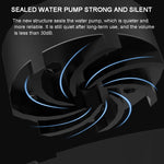 EVESKY水冷CPU風扇RGB風扇液態散熱器一體式散熱器，120mm彩色，120mm RGB，240mm，360mm