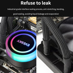 EVESKY水冷CPU風扇RGB風扇液態散熱器一體式散熱器，120mm彩色，120mm RGB，240mm，360mm