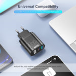 65W GaN 手機充電器 PD 快充 電腦充電器，黑色歐規插頭，黑色英規插頭，黑色美規插頭，黑色澳規插頭，黑色韓規插頭，白色歐規插頭，白色英規插頭，白色美規插頭，白色澳規插頭，白色韓規插頭