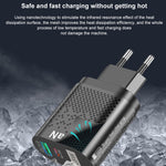 65W GaN 手機充電器 PD 快充 電腦充電器，黑色歐規插頭，黑色英規插頭，黑色美規插頭，黑色澳規插頭，黑色韓規插頭，白色歐規插頭，白色英規插頭，白色美規插頭，白色澳規插頭，白色韓規插頭