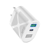 65W GAN PD + QC3.0 快速充電器 手機 筆記型電腦 通用充電頭，歐規插頭黑色，英規插頭黑色，美規插頭黑色，澳規插頭黑色，歐規插頭白色，英規插頭白色，美規插頭白色，澳規插頭白色