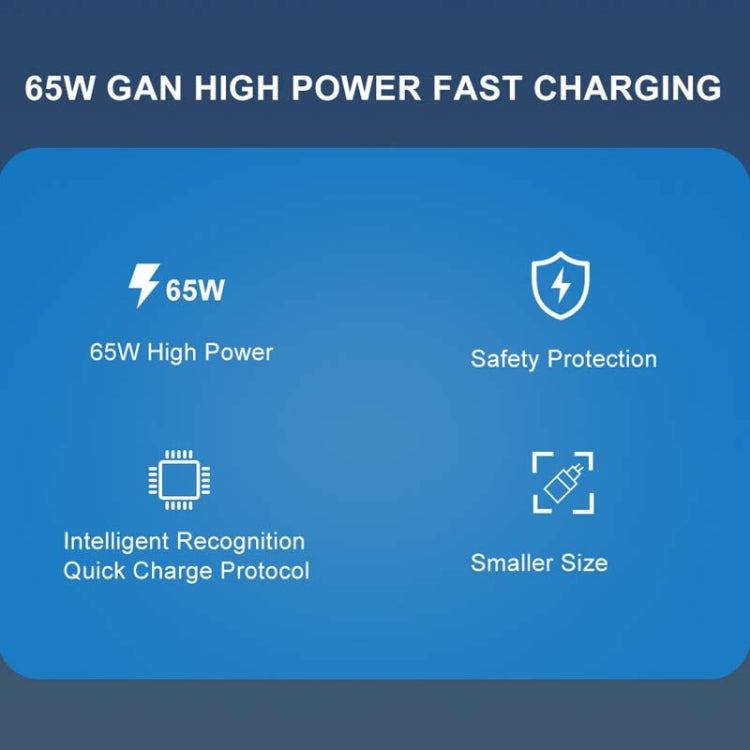 65W GAN PD + QC3.0 快速充電器 手機 筆記型電腦 通用充電頭，歐規插頭黑色，英規插頭黑色，美規插頭黑色，澳規插頭黑色，歐規插頭白色，英規插頭白色，美規插頭白色，澳規插頭白色