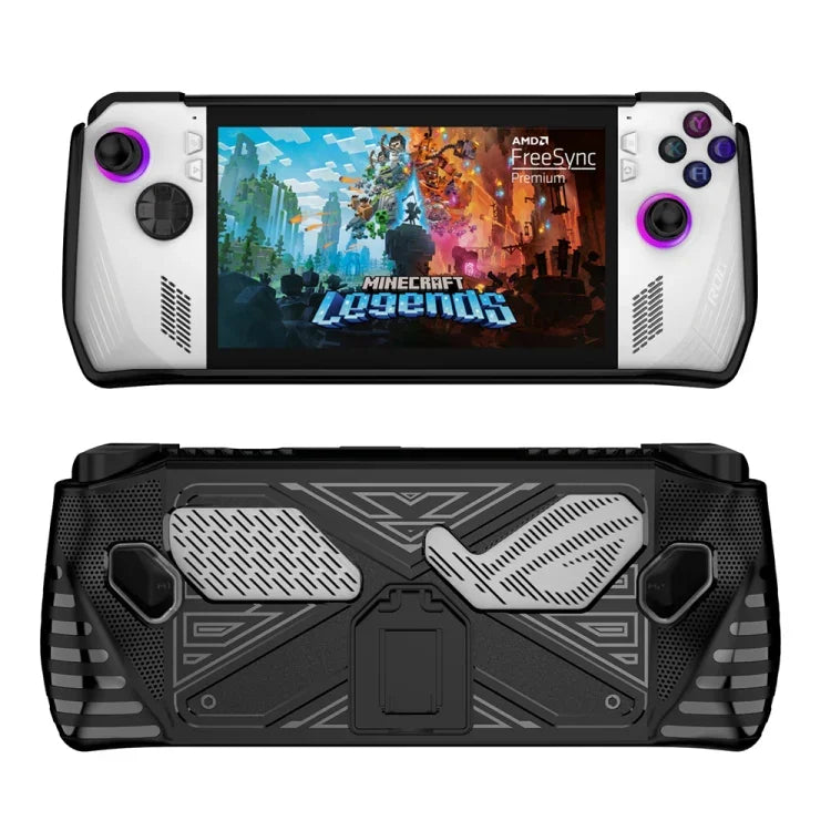 適用於Asus ROG Ally遊戲主機TPU軟殼帶支架，TPU黑色，TPU白色