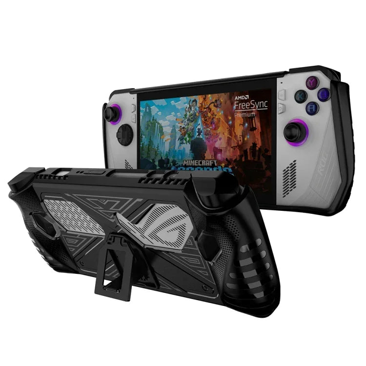 適用於Asus ROG Ally遊戲主機TPU軟殼帶支架，TPU黑色，TPU白色