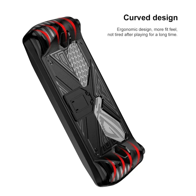 適用於Asus ROG Ally遊戲主機TPU軟殼帶支架，TPU黑色，TPU白色