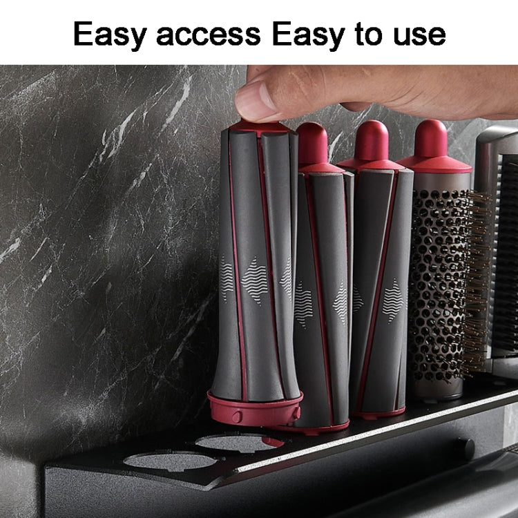 適用於Dyson Airwrap壁掛式收納架，A型黑金，B型黑金，A型黑色，B型黑色，C型翻下式，C型翻上式