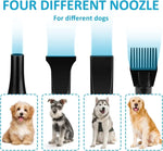 2100W Dog Dryer Stepless Speed Pet Hair Blaster With Vacuum Cleaner, 220V UK Plug, 220V EU Plug, 220V AU PLug, 110V US Plug