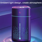 靜音USB插電銀離子淨化加濕器 家用夜燈霧化器，電鍍白，電鍍綠，白色，綠色，鴨子造型