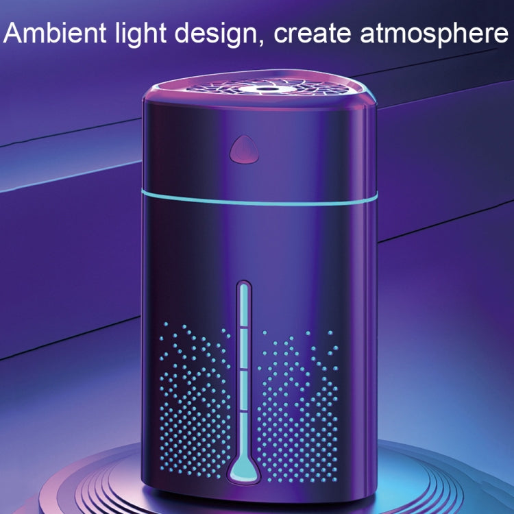 靜音USB插電銀離子淨化加濕器 家用夜燈霧化器，電鍍白，電鍍綠，白色，綠色，鴨子造型
