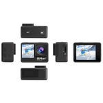 5K/30FPS WIFI HD 防抖遙控觸控雙屏 IP68 防水運動相機，5K，5K 相機 + 64G 記憶卡，5K 相機 + 128G 記憶卡
