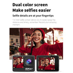 5K/30FPS WIFI HD 防抖遙控觸控雙屏 IP68 防水運動相機，5K，5K 相機 + 64G 記憶卡，5K 相機 + 128G 記憶卡