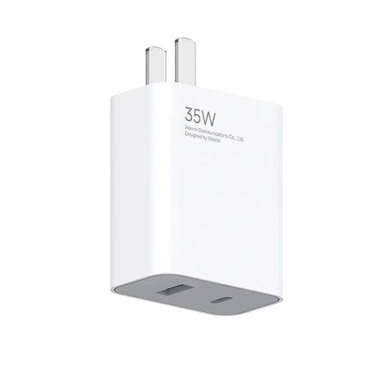 原廠小米 35W USB-C+USB-A 快充便攜雙埠充電器(1C+1A)，美規插頭，35W