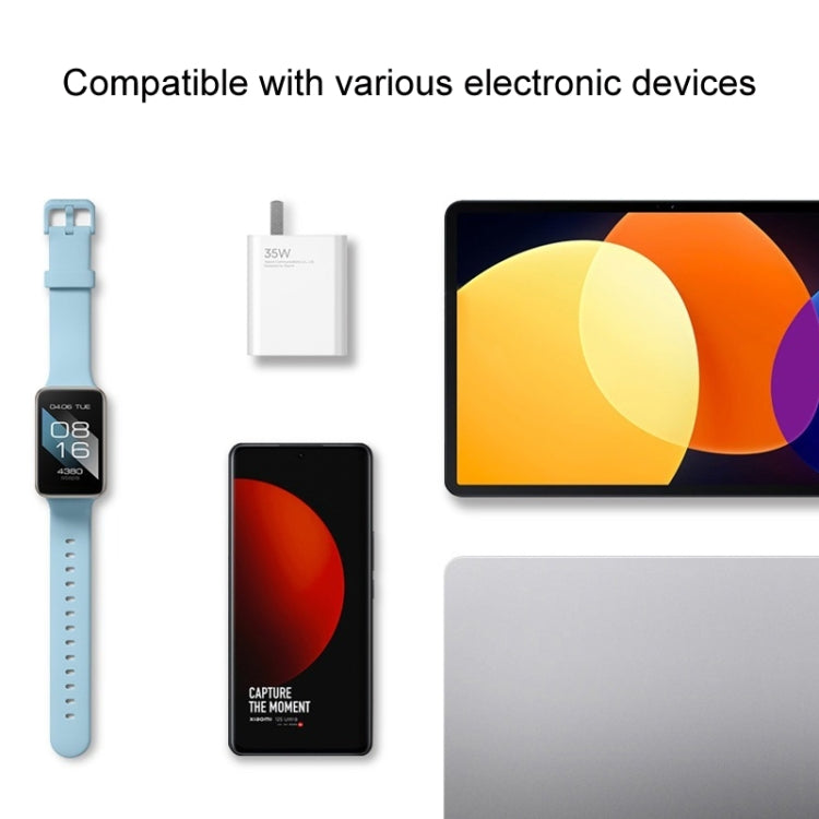 原廠小米 35W USB-C+USB-A 快充便攜雙埠充電器(1C+1A)，美規插頭，35W