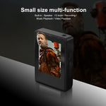 MP3音樂播放器藍牙5.0電子書錄音MP4隨身聽，無記憶卡，8GB，16GB，32GB，64GB，128GB