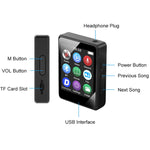 MP3音樂播放器藍牙5.0電子書錄音MP4隨身聽，無記憶卡，8GB，16GB，32GB，64GB，128GB