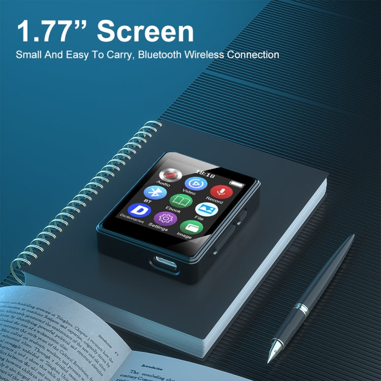 MP3音樂播放器藍牙5.0電子書錄音MP4隨身聽，無記憶卡，8GB，16GB，32GB，64GB，128GB