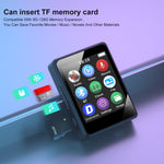 MP3音樂播放器藍牙5.0電子書錄音MP4隨身聽，無記憶卡，8GB，16GB，32GB，64GB，128GB