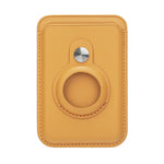 適用於 AirTag 第二代 / AirTag 第一代 定位器纖維卡夾 防盜卡追蹤器保護套，磁性