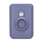 適用於 AirTag 第二代 / AirTag 第一代 定位器纖維卡夾 防盜卡追蹤器保護套，磁性