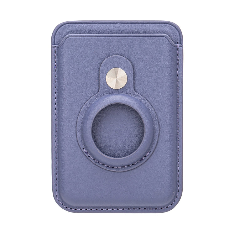 適用於 AirTag 第二代 / AirTag 第一代 定位器纖維卡夾 防盜卡追蹤器保護套，磁性