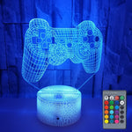 3D遊戲手柄三維彩色LED燈，觸控黑底，觸控裂紋底，觸控黑底+遙控，觸控裂紋底+遙控