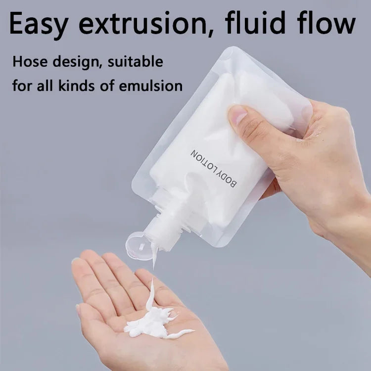 20件套旅行可重填擠壓袋乳液洗髮水擠壓包，30ml，50ml，100ml