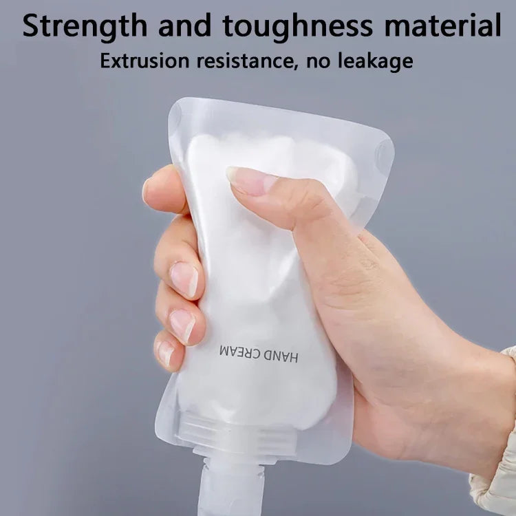 20件套旅行可重填擠壓袋乳液洗髮水擠壓包，30ml，50ml，100ml