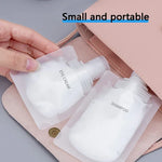 20件套旅行可重填擠壓袋乳液洗髮水擠壓包，30ml，50ml，100ml