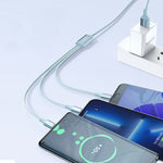 ROMOSS CB25 3合1 3.5A 8針 + Micro USB + Type C/USB-C 線，1米