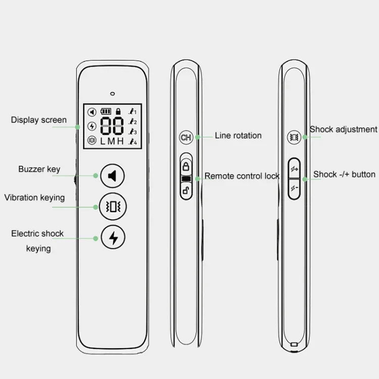 智能防水電擊狗訓練器 充電遙控止吠器