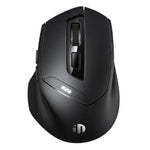 Inphic DR01 藍牙三模無線滑鼠充電靜音辦公遊戲筆電電腦家用，DR01（黑色）