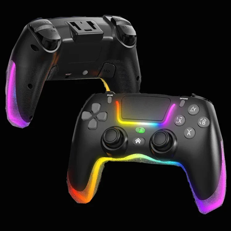 適用於 PS4 炫彩燈光無線藍牙握把