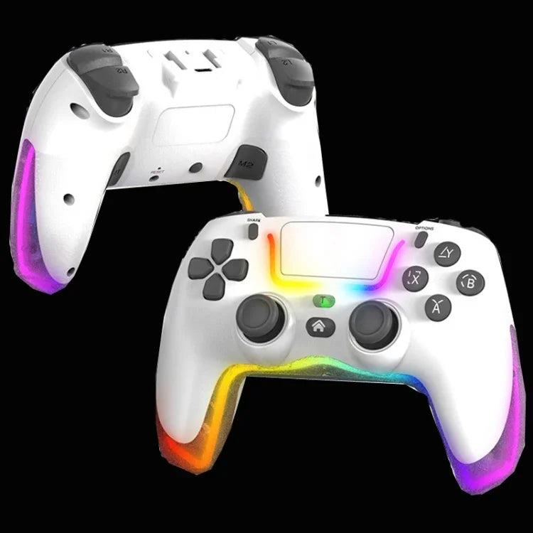 適用於 PS4 炫彩燈光無線藍牙握把