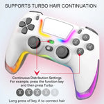 適用於 PS4 炫彩燈光無線藍牙握把