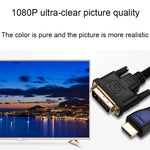 3m HDMI 轉 DVI 24+1P 1080P 雙向高清線，適用電腦連接顯示器，HDMI 轉 DVI