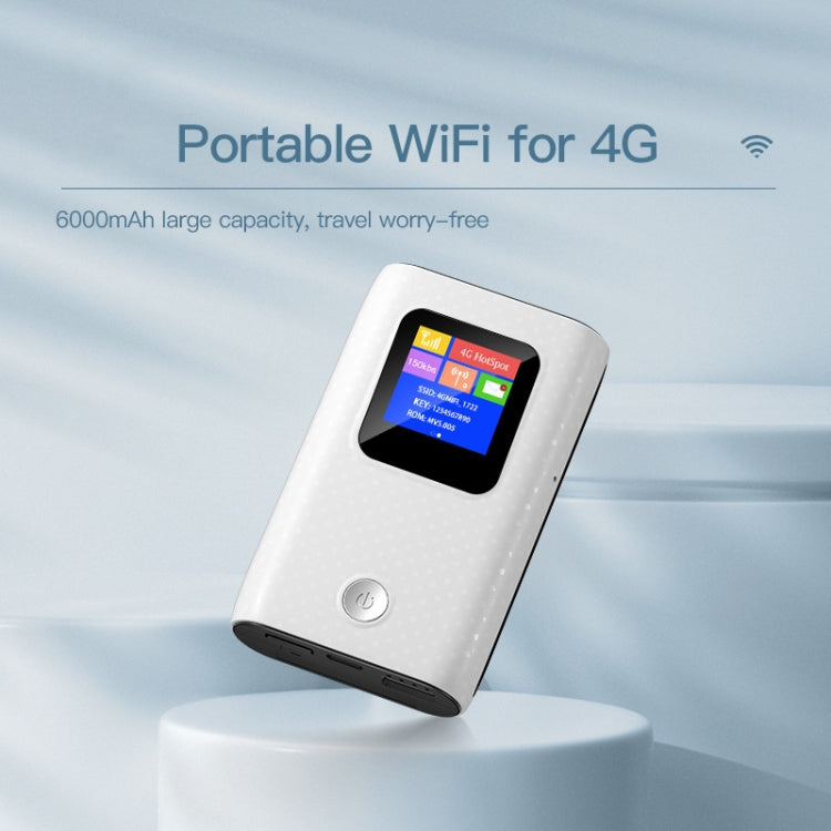4G LTE 無線路由器 便攜式 6000mAh 充電寶 無線熱點 150Mbps 口袋行動數據機，MF905C 亞洲版，MF905C 歐盟版