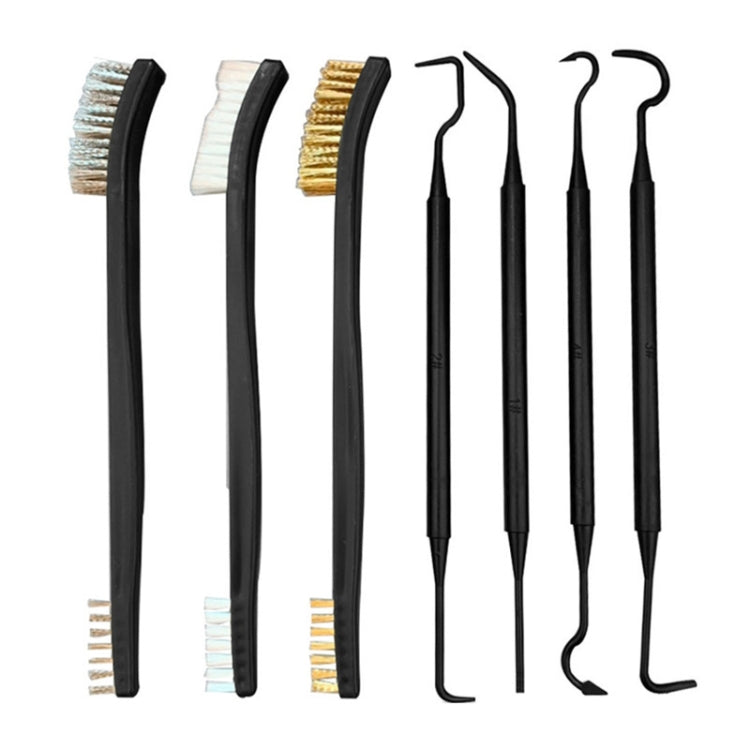雙頭鋼絲管刷細節清潔焊渣及銹斑刮刷
